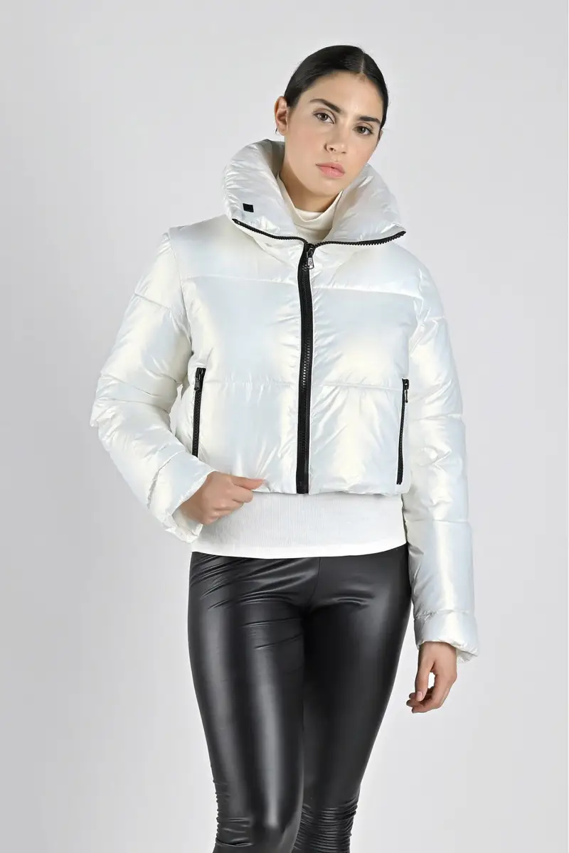 Giacca Mia Madreperla Bianco