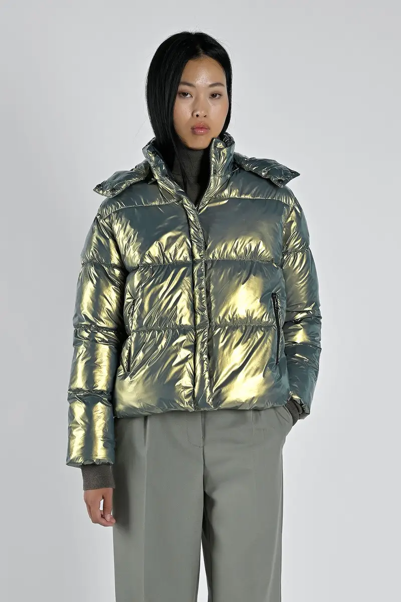 Giacca Mingan recycled Recycled glossy Bronze