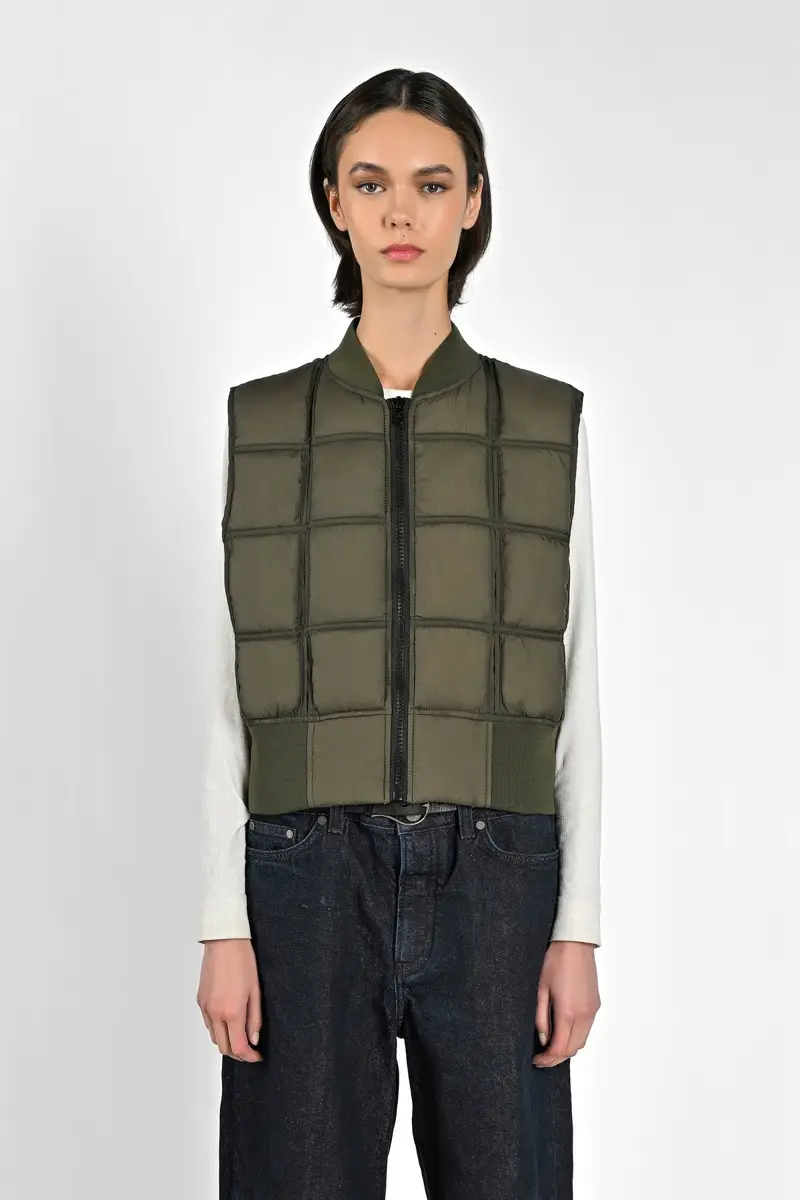 Gilet Delilah OLIVE NIGHT