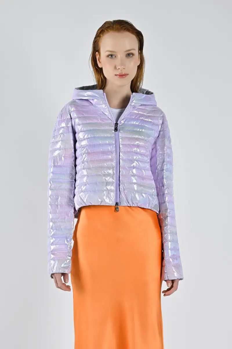 Piumino corto Betty recycled glamour RPLIL