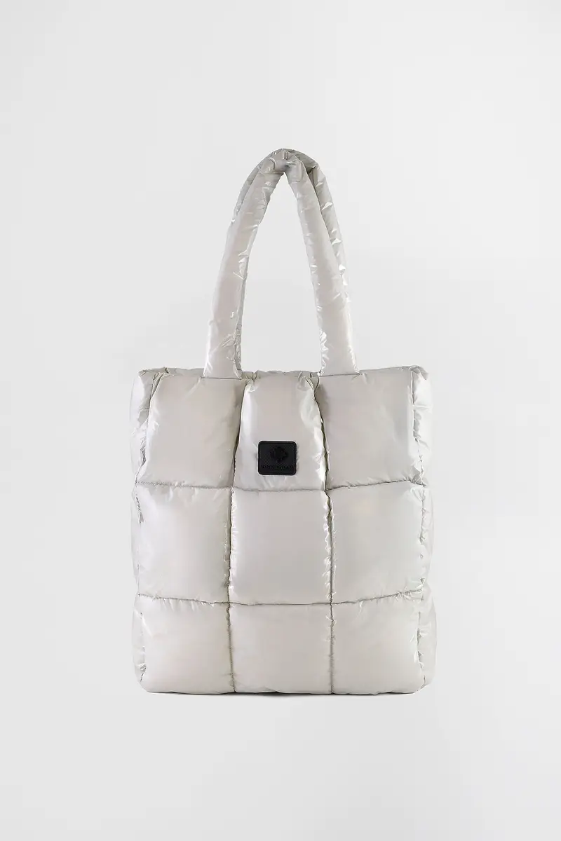 Shopper riciclata lucida RECYCLED SHINY DAWN BLUE