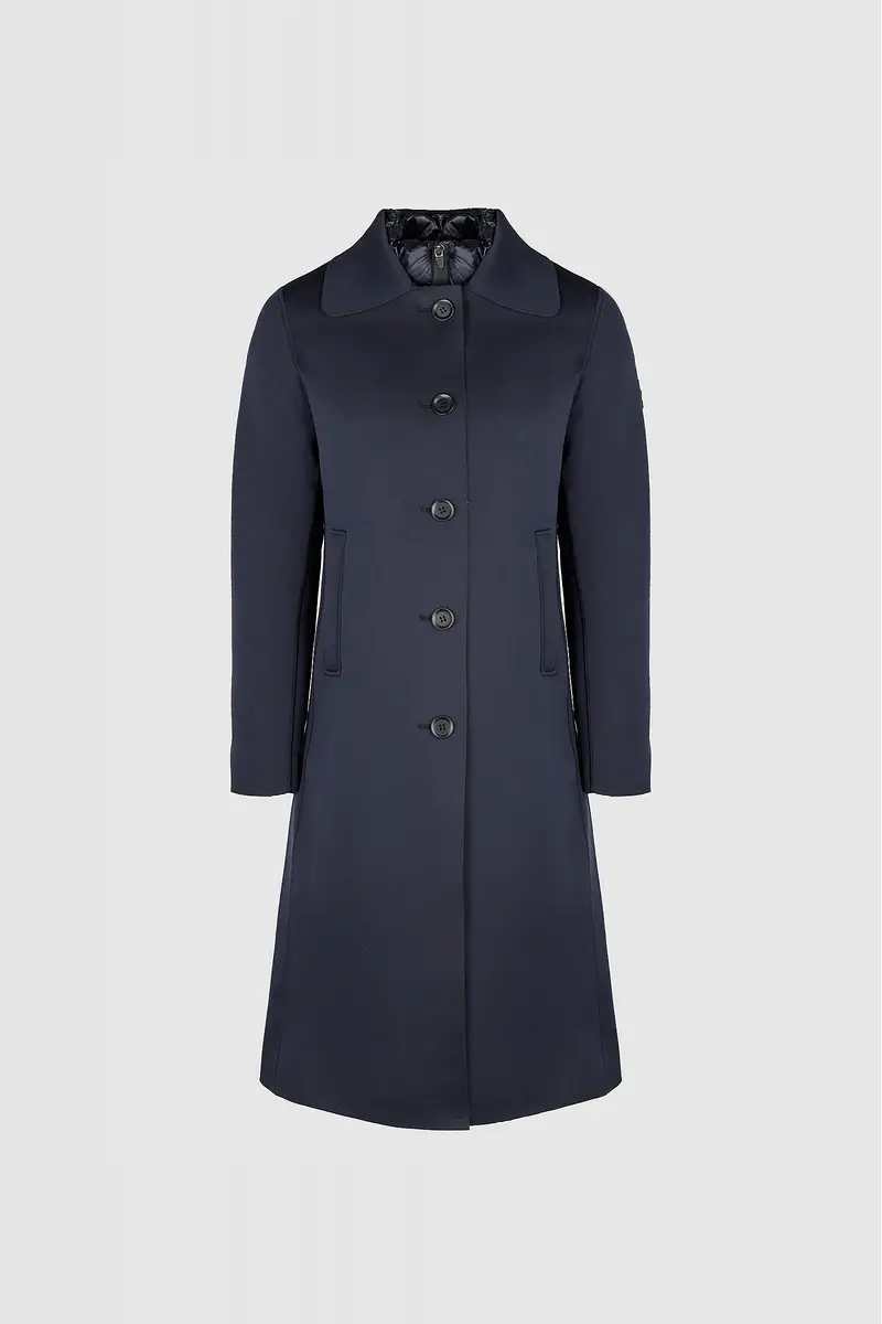 Tachie coat long DARK NAVY