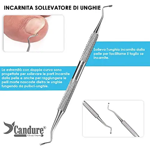 Candure Tagliaunghie Professionale e Tronchesino Impostato per di Spessore e Difficile Unghie dei Piedi & Unghie miniatura 3