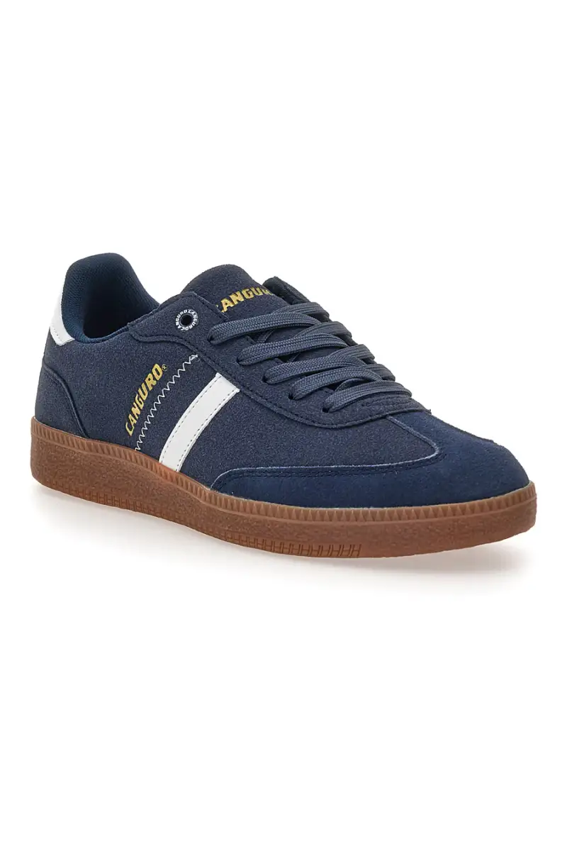 Sneakers blu con fondo a contrasto Canguro CA385 [BLUE] miniatura 2