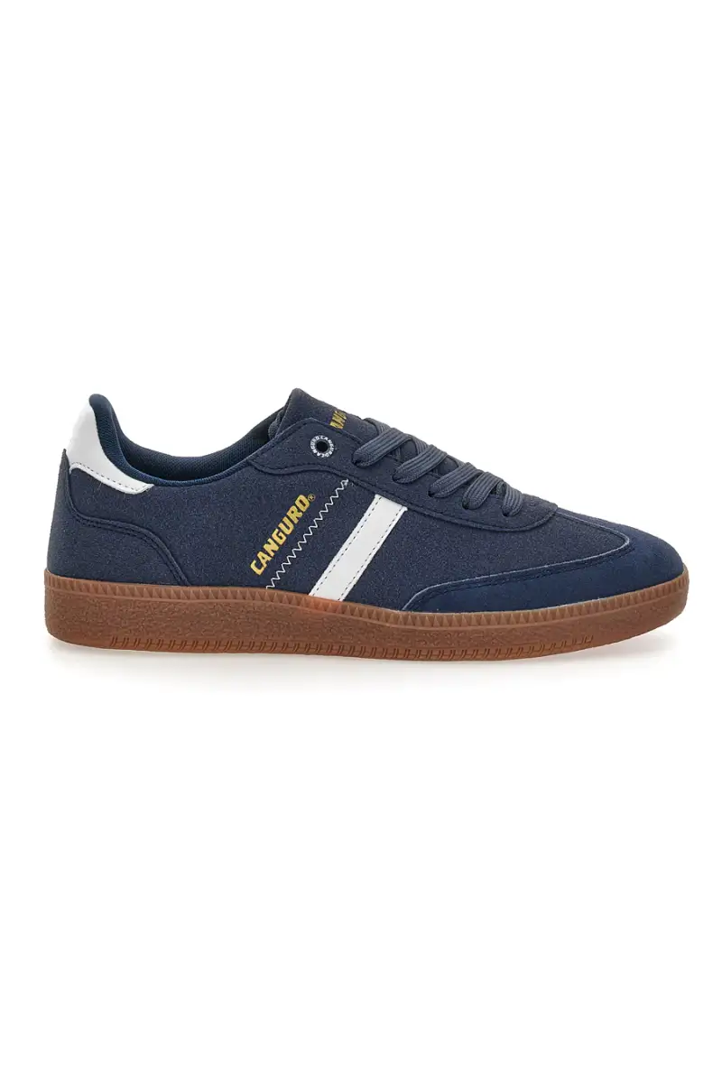 Sneakers blu con fondo a contrasto Canguro CA385 [BLUE]