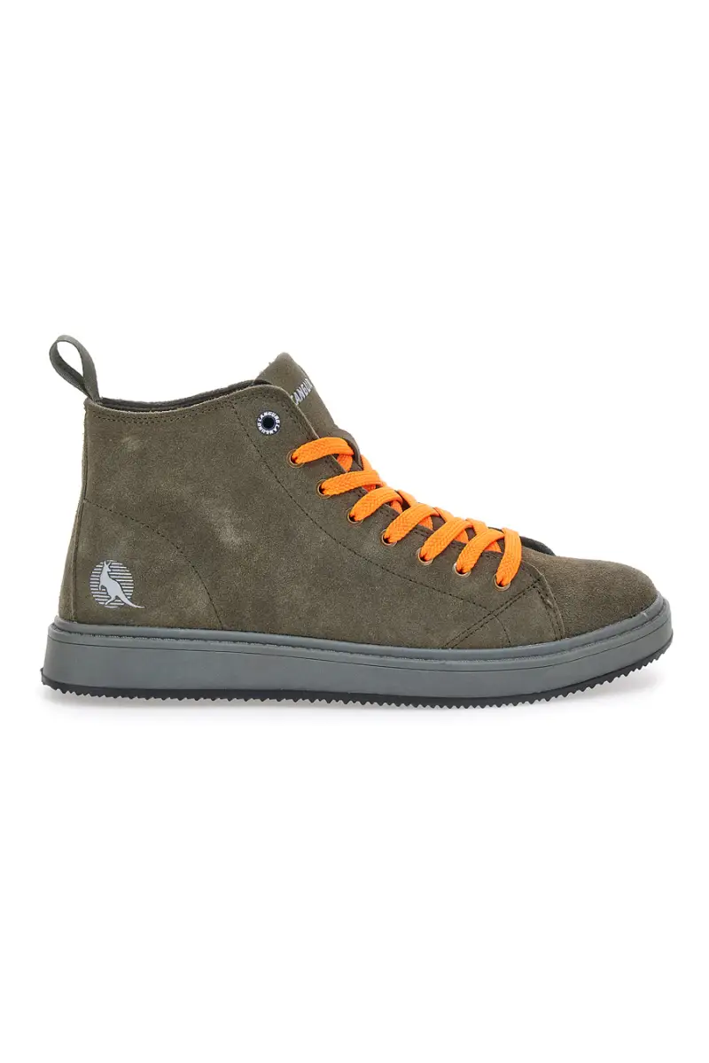 Sneakers Verde con lacci scambiabili Canguro 817 [MILITARE]