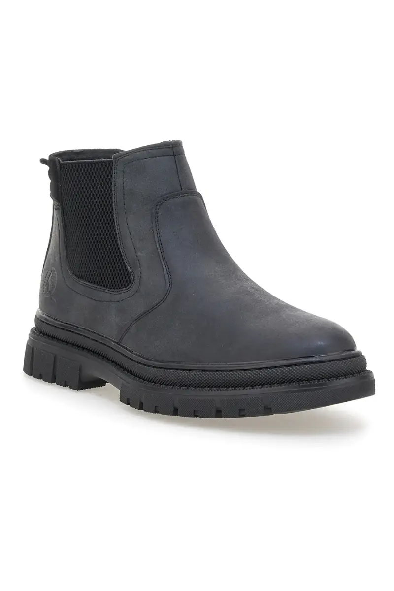 Stivaletti neri elasticizzati su lati Canguro CA877 [NERO] miniatura 2