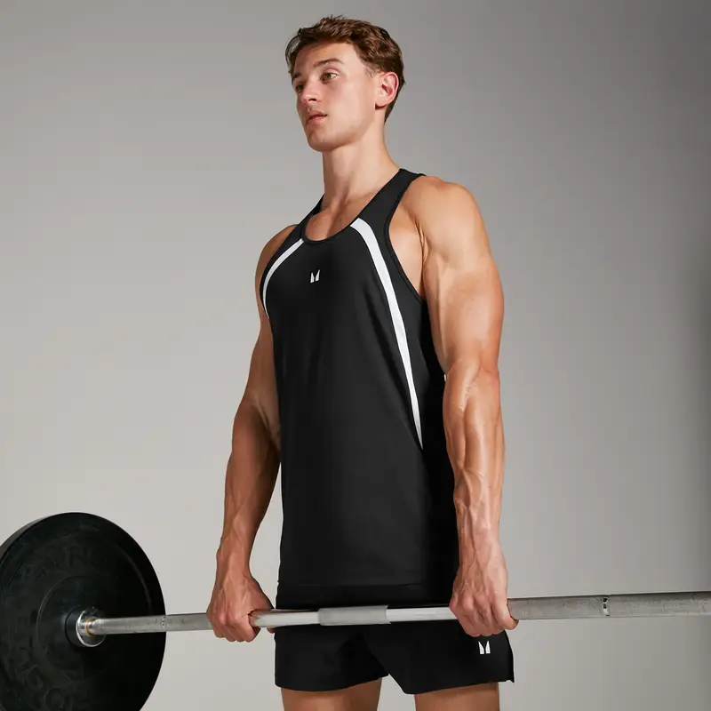 Canotta a spalline strette MP Tempo da uomo - Nero - XS miniatura 3