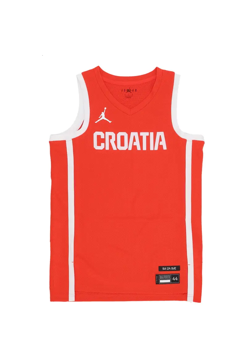 Canotta Basket Uomo Limited Road Basketball Jersey Team Croatia Chile Red/white