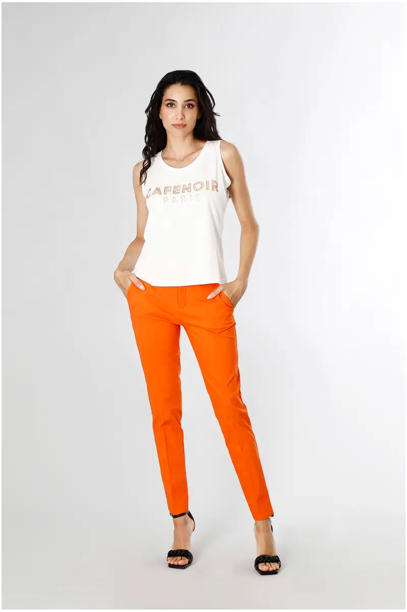 canotta con logo bianco s