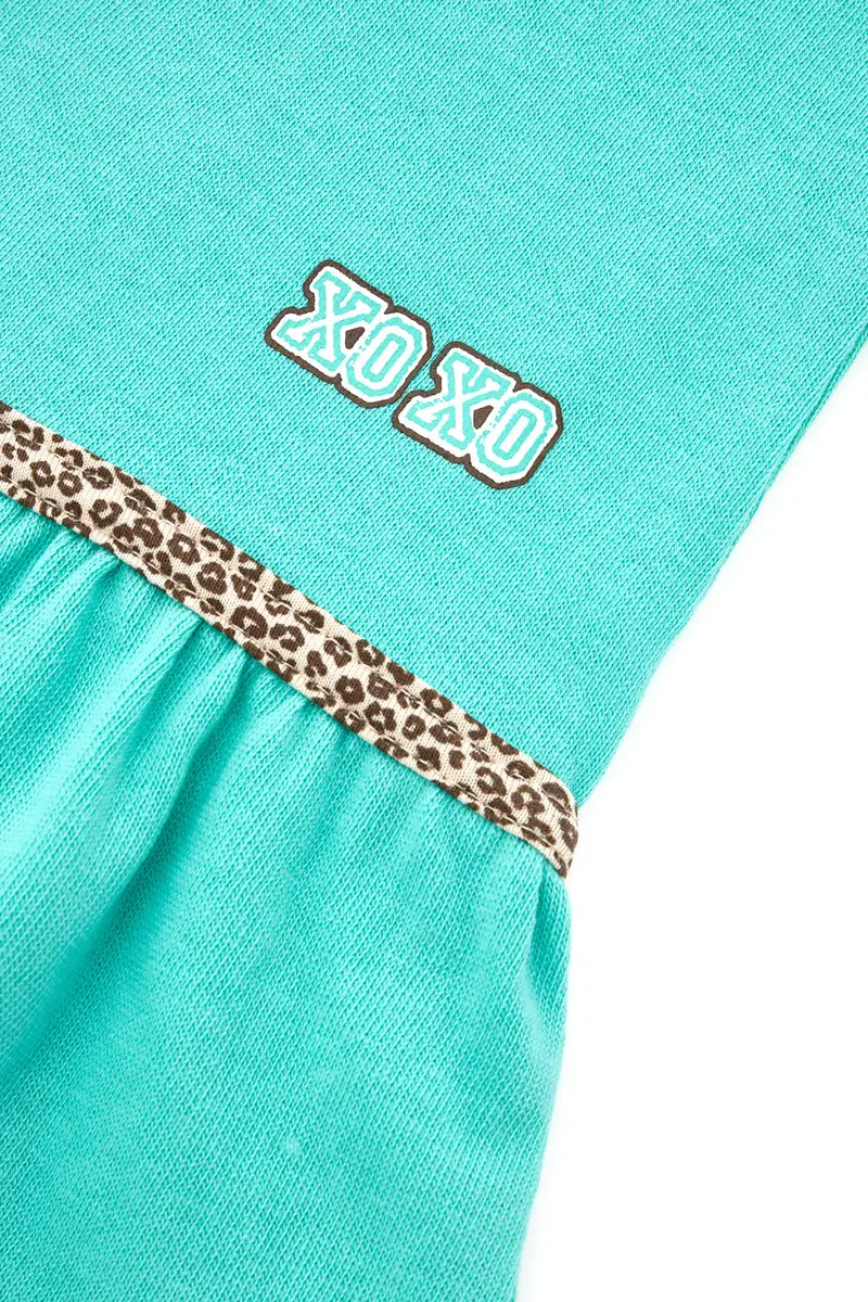 Canotta con Spalline Fine Verde Acqua Pitt Kids PT-K-T-7009 miniatura 2