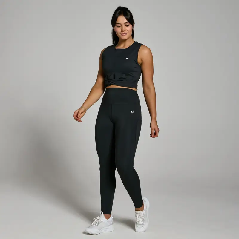 Canotta crop MP Power da donna - Nera - XXS miniatura 2