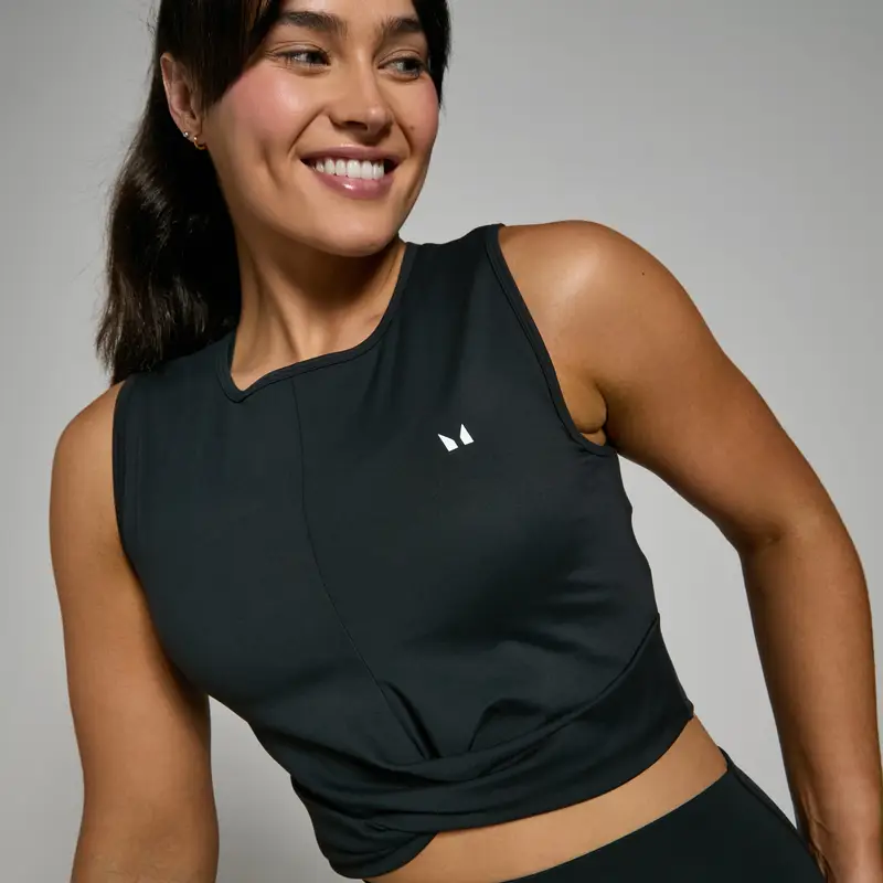 Canotta crop MP Power da donna - Nera - XXS miniatura 3