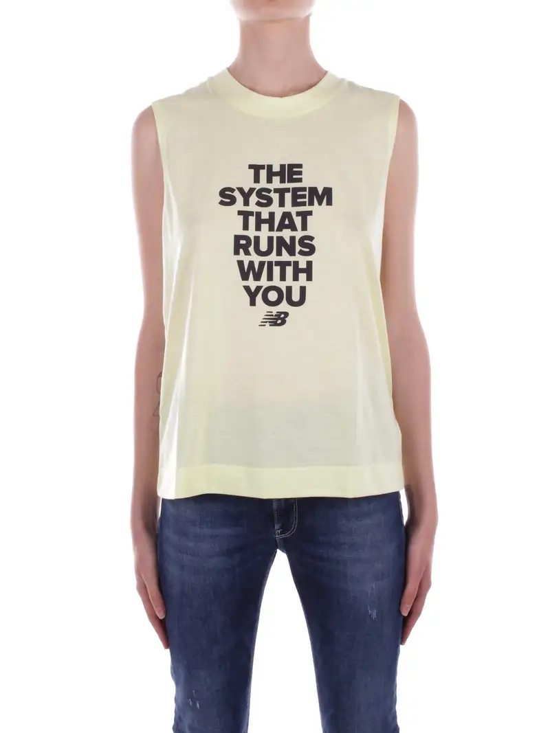 Canotta Donna NEW BALANCE Lime Hearthertech tank