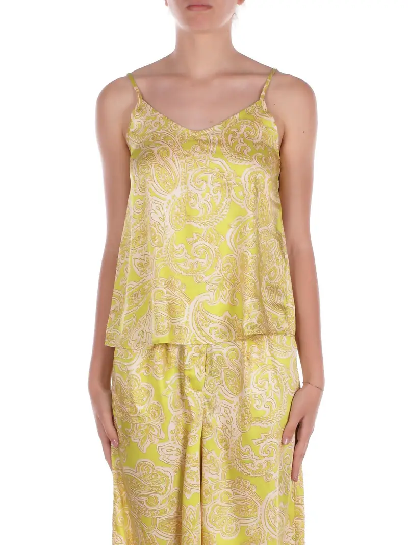 Canotta Donna ONLY Green Onlpaula singlet ptm