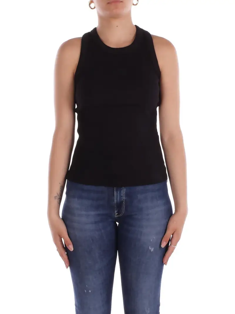 Canotta Donna THE NORTH FACE Black Women's slim rib tank