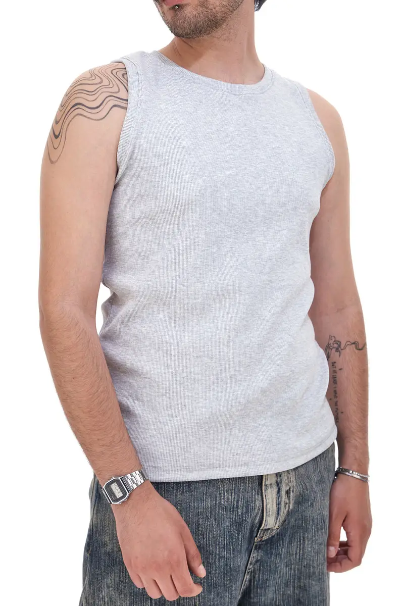 Canotta grigia in tessuto elasticizzato Boardman Alpha 4