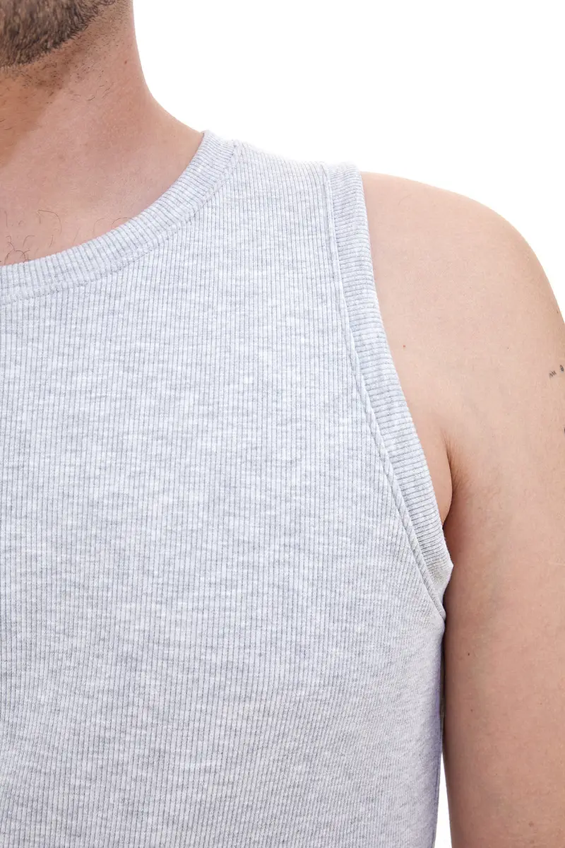 Canotta grigia in tessuto elasticizzato Boardman Alpha 4 miniatura 3