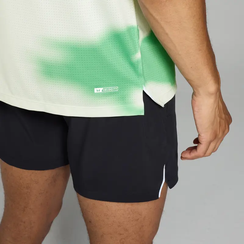 Canotta in mesh con stampa MP Velocity da uomo - Bianca - XS miniatura 3