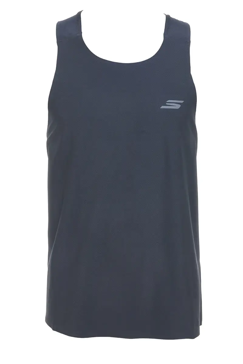 Canotta Nera Con Logo Sul Petto Skechers SPEED ELITE SINGLET