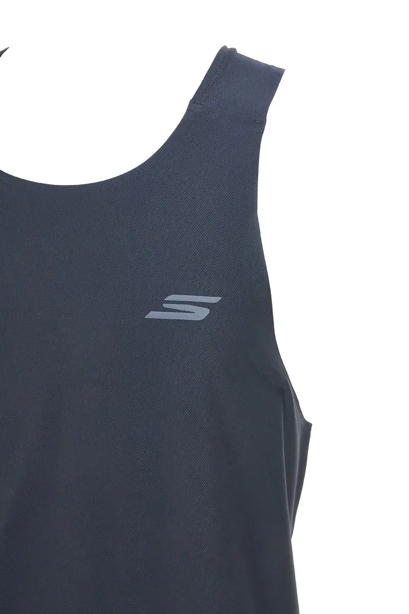 Canotta Nera Con Logo Sul Petto Skechers SPEED ELITE SINGLET miniatura 2