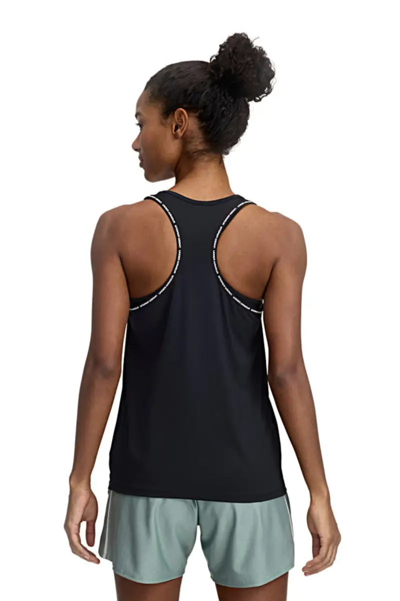Canotta Nera Con Spalline a Vogatore UNDER ARMOUR TECH KNOCKOUT TANK miniatura 2