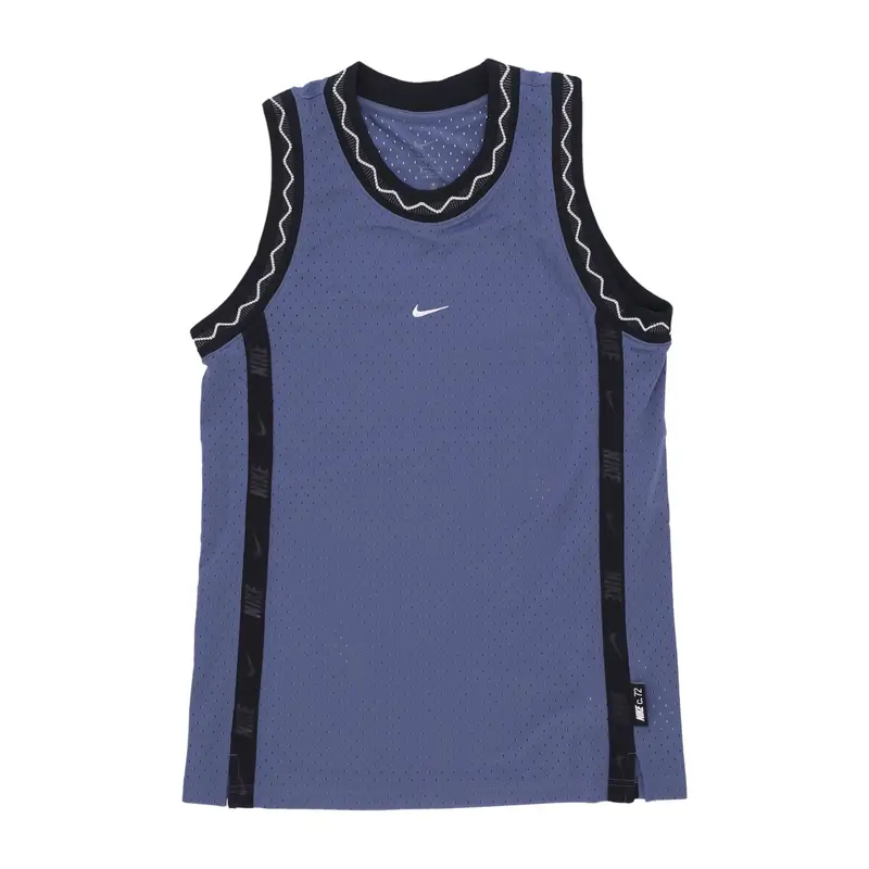 Canotta Tipo Basket Uomo Premium Basketball Jersey Diffused Blue/white