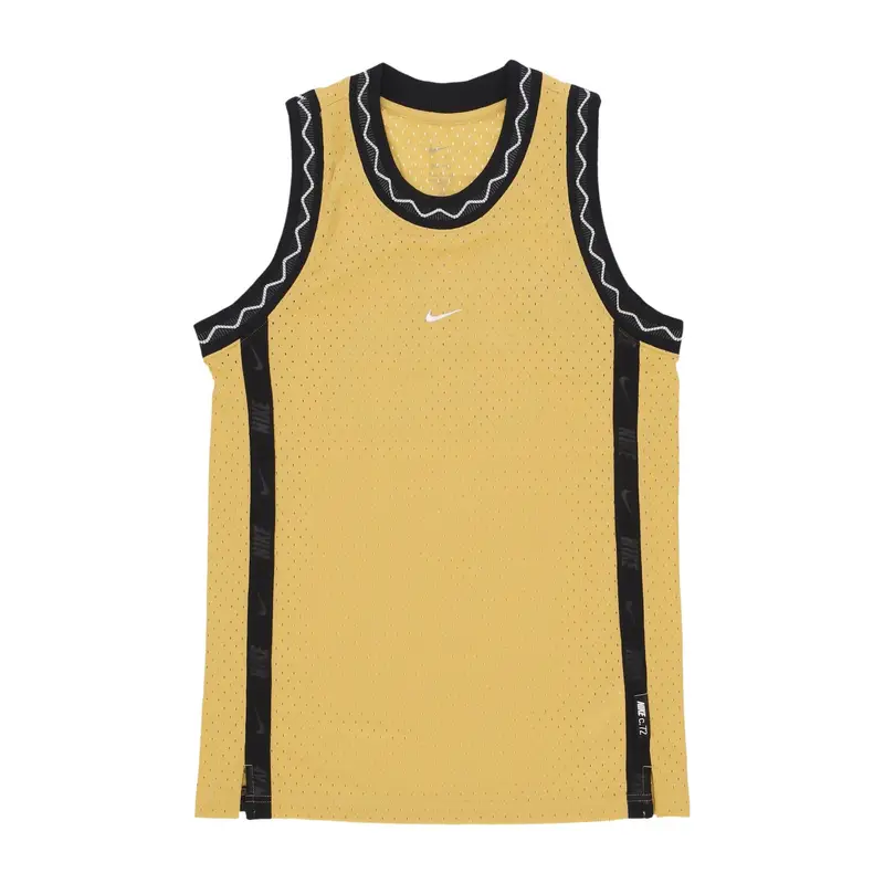 Canotta Tipo Basket Uomo Premium Basketball Jersey Wheat Gold/white