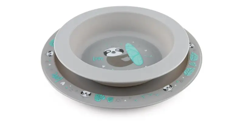 Exotic Animals set posate grigie 2 pezzi