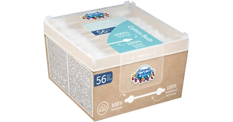 Hygiene bastoncini cotonati per bambini 56 pz