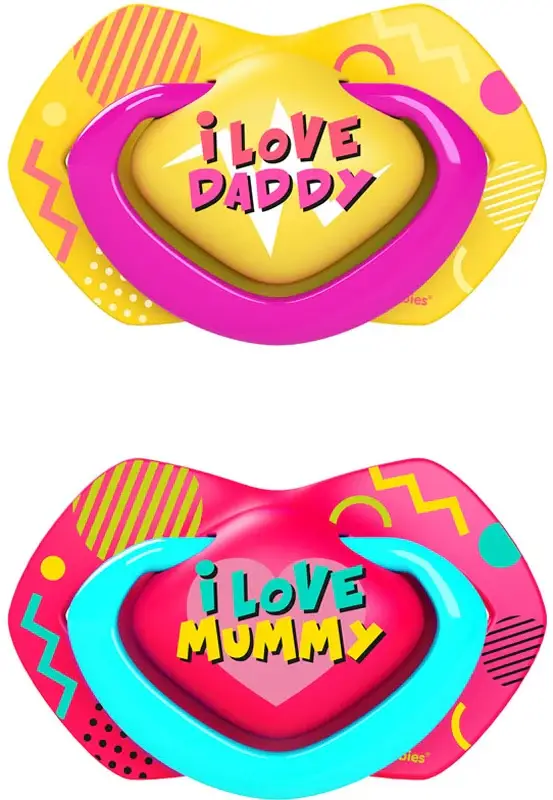 Neon Love B 6-18m ciuccio rosa 2 pz