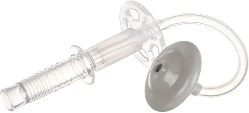 Straw cannuccia in silicone con pesi grigio 1 pz