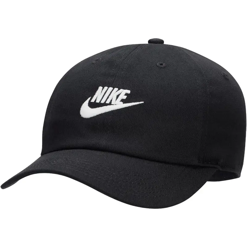 Cap Nike Club Unstructured Futura Wash Cap. Nero. Bambini |  Nike