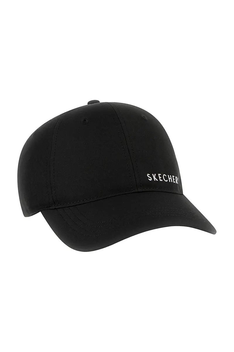 Capellino Nero Con Cinturino Regolabile Skechers Skech-Shine Foil Baseball Hat miniatura 3