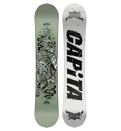 Dark Horse - tavola da snowboard Green