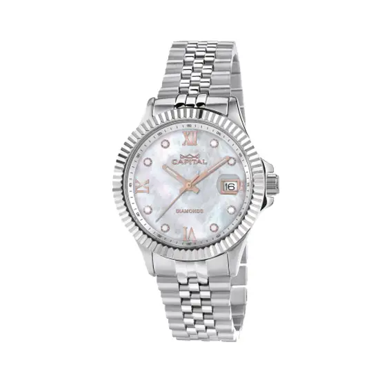 Orologio Donna Capital AD2058-1-ROC 34 mm SILVER