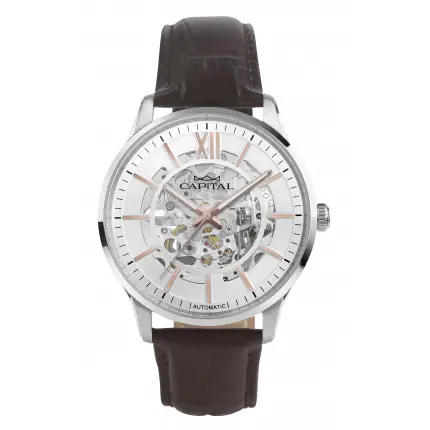 Orologio Uomo Capital at508-01 41 mm SILVER