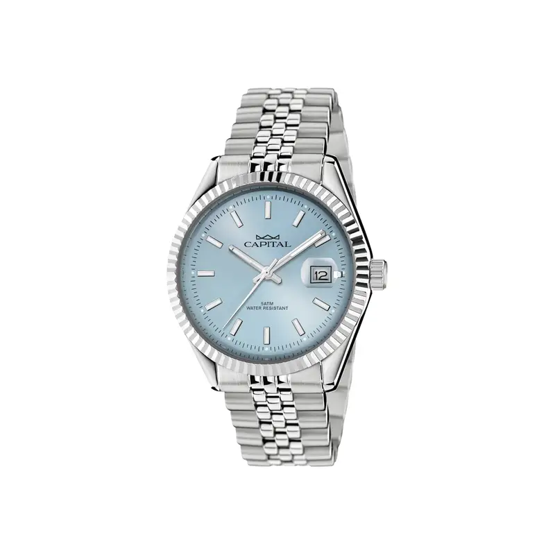 Orologio Uomo Capital AX340-05-OI 40 mm SILVER