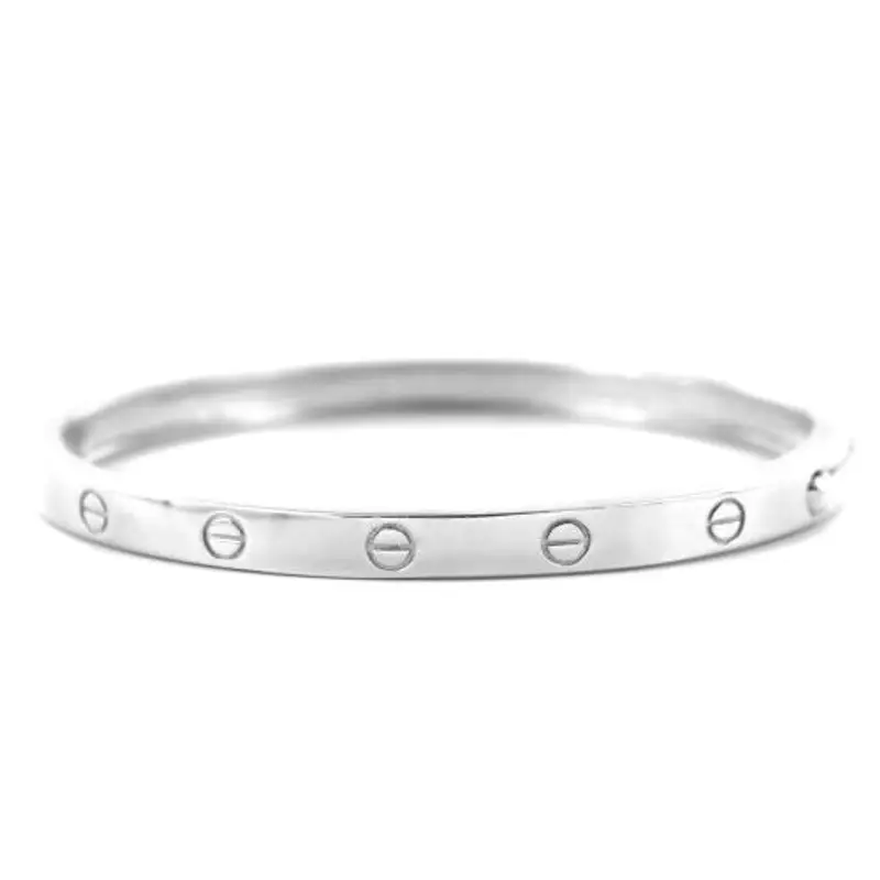 bracciale con viti in argento silver da uomo