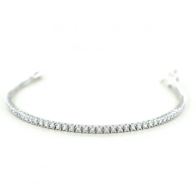 bracciale tennis in argento e zirconi bianchi 16 cm - 3.00 mm