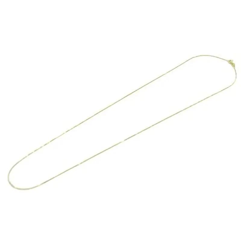 catena unisex veneziana in argento dorato 100 cm