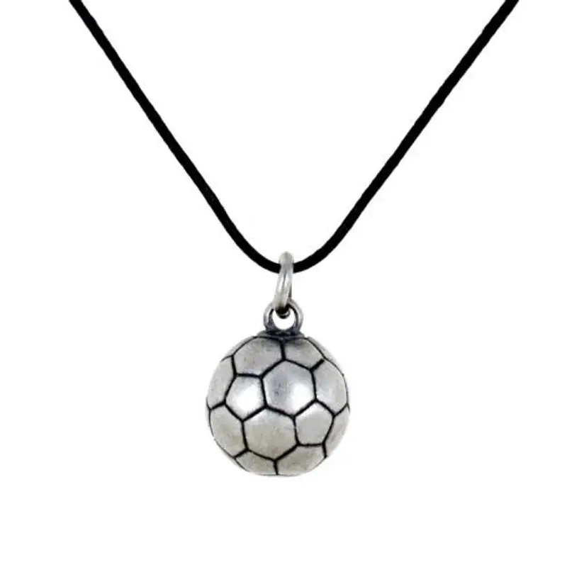 collana con ciondolo palla da calcio