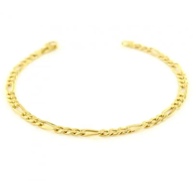 bracciale da uomo in oro 21 cm ultrapiatto