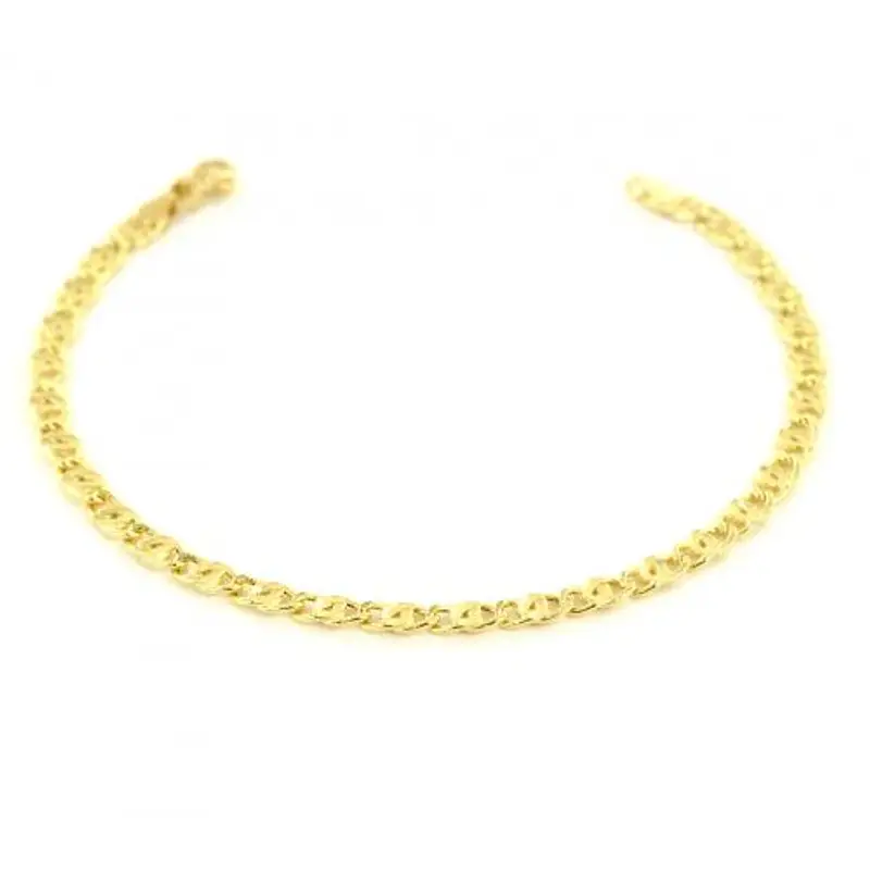 bracciale da uomo in oro giallo 19 cm ultrapiatto