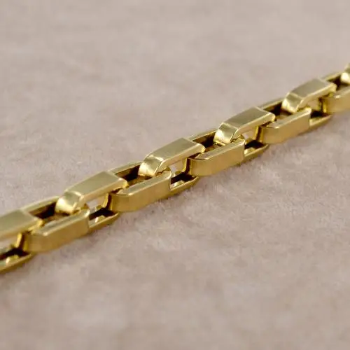 bracciale donna a catena fantasia spessa in oro giallo miniatura 4