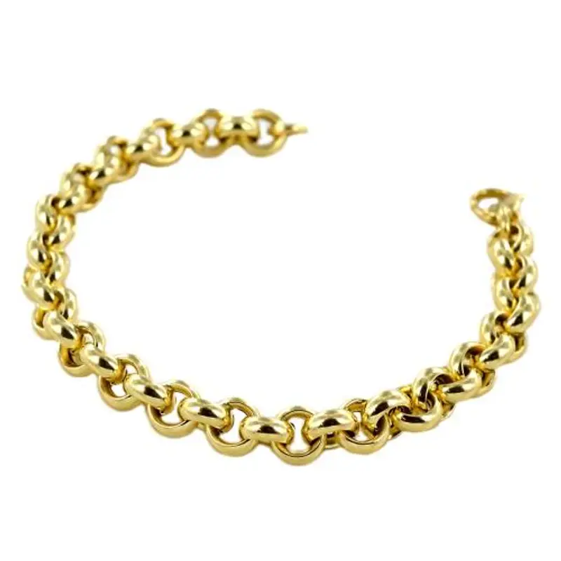 bracciale donna a catena in oro giallo