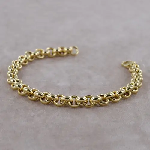 bracciale donna a catena in oro giallo miniatura 4