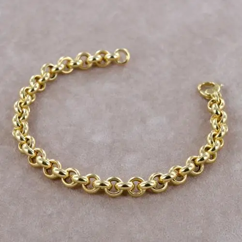bracciale donna a catena in oro giallo miniatura 5
