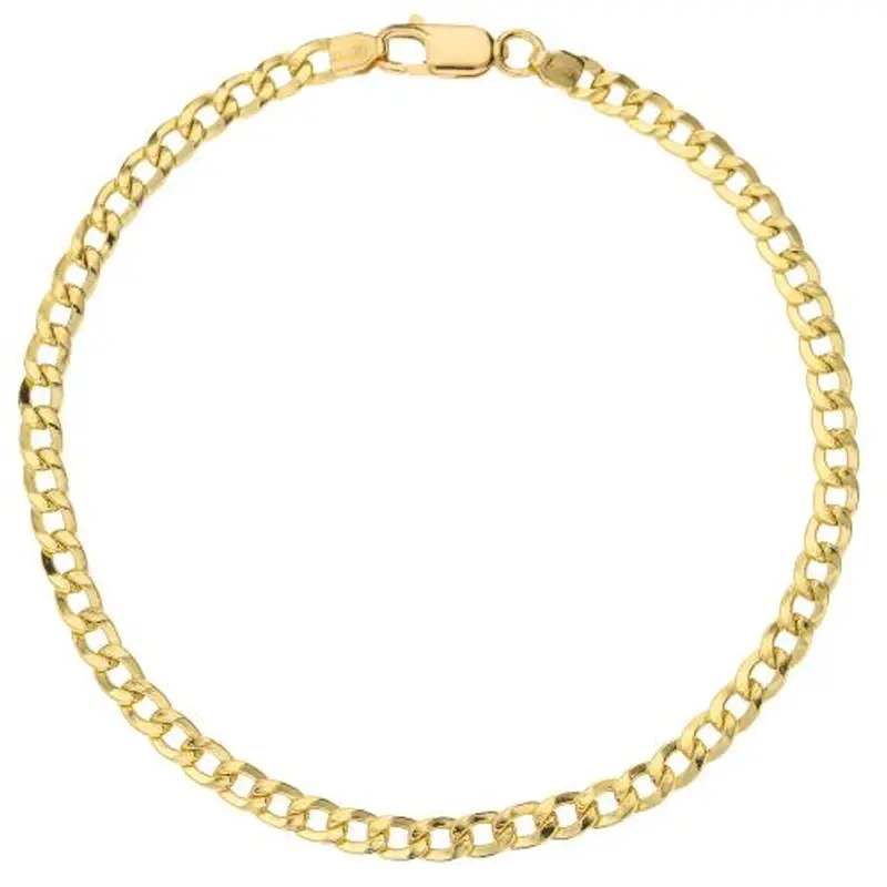 bracciale in oro da uomo groumette 21.00 cm manifattura aretina