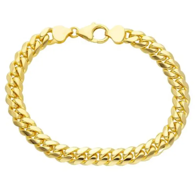 bracciale uomo in oro 18kt maglia piena